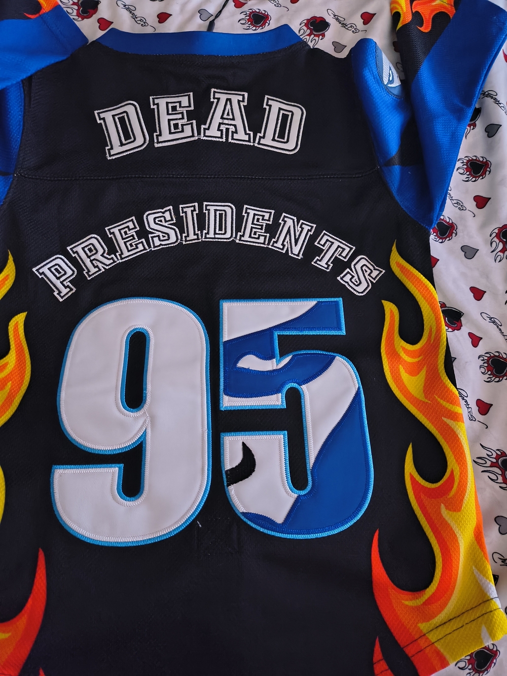 Kids' Deaf President Jersey- Black & Blue